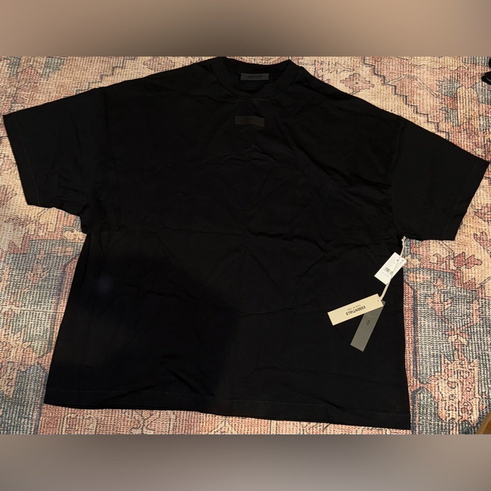 Essentials Black Short Sleeve Tee